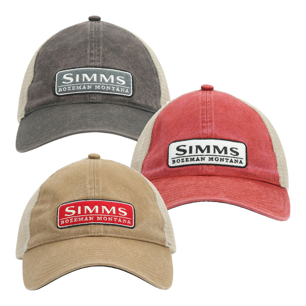 Simms Trout Icon Trucker Cap, tumbleweed